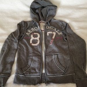 Aeropostale sweater gray